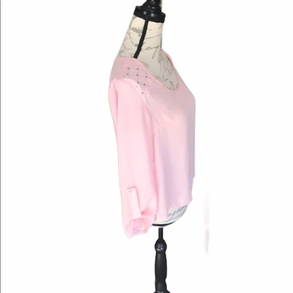Charlotte Russe Pink Blouse Size Small - Picture 5 of 8